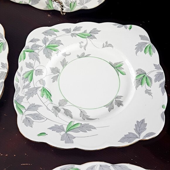 5-Piece English Bone China Serving Set by Royal Grafton - 1940s Afternoon Tea - Picture 5 of 10